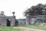 Gate house and gate at Castlefreke Castle